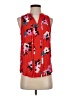 41Hawthorn 100% Polyester Red Sleeveless Blouse Size XS - photo 1