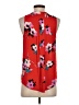 41Hawthorn 100% Polyester Red Sleeveless Blouse Size XS - photo 2
