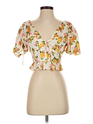 For Love & Lemons Short Sleeve Blouse (view 1)