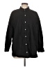 Old Navy 100% Cotton Solid Black Long Sleeve Button-Down Shirt Size L - photo 1