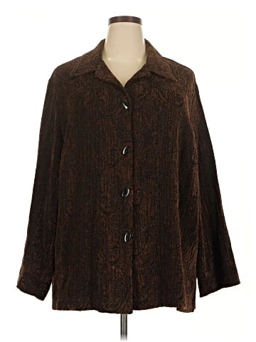 Sag Harbor 3/4 Sleeve Button-Down Shirt (view 1)