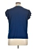 CeCe Blue Short Sleeve Top Size XL - photo 2