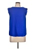 Monteau Blue Sleeveless Blouse Size L - photo 1