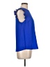Monteau Blue Sleeveless Blouse Size L - photo 4