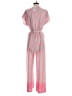 Assorted Brands 100% Polyester Paisley Pink Jumpsuit Size S - photo 2