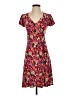 Assorted Brands Floral Burgundy Casual Dress Size 4 - photo 1