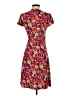 Assorted Brands Floral Burgundy Casual Dress Size 4 - photo 2