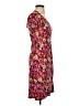 Assorted Brands Floral Burgundy Casual Dress Size 4 - photo 4
