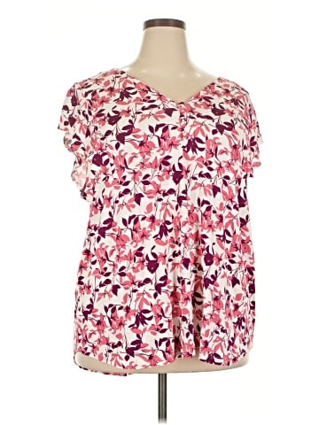 Liz Claiborne Short Sleeve Blouse (view 1)