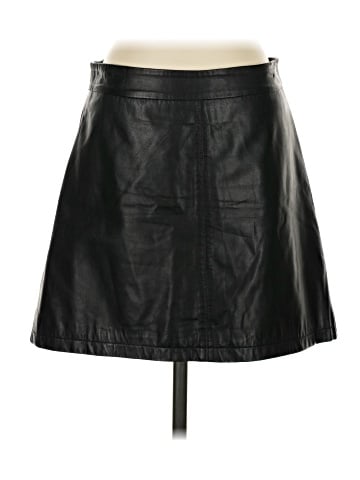 Cupcakes & Cashmere Leather Skirt (view 1)