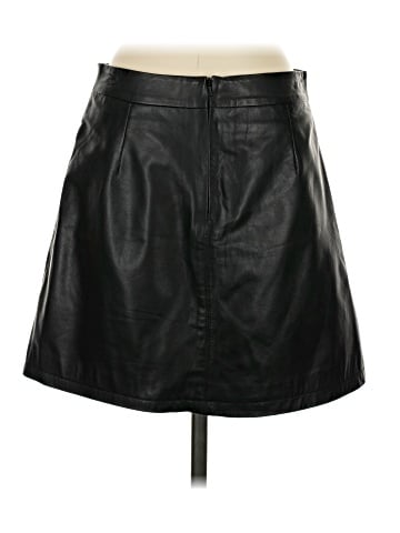 Cupcakes & Cashmere Leather Skirt (view 2)