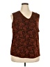 Citiknits Brown Tank Top Size 2X - photo 1