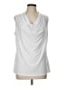 NY Collection White Sleeveless Blouse Size L - photo 1