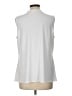 NY Collection White Sleeveless Blouse Size L - photo 2