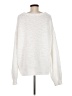 Shein 100% Polyester White Pullover Sweater Size M - photo 2