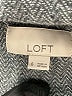 Ann Taylor LOFT 100% Cotton Chevron-herringbone Gray Blazer Size 6 - photo 6