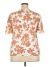 Fun2Fun Orange Short Sleeve Blouse Size XXL - photo 2
