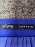 Zara Basic Solid Blue Formal Skirt Size S - photo 3