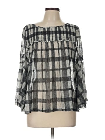 Akemi + Kin 3/4 Sleeve Blouse (view 1)