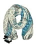 Unbranded Paisley Teal Blue Scarf One size - photo 1