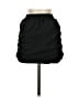 Shein 100% Polyamide Solid Black Casual Skirt Size XS - photo 1