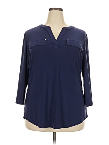 Jones New York Signature 3/4 Sleeve Top (view 1)