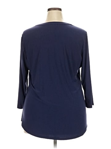 Jones New York Signature 3/4 Sleeve Top (view 2)