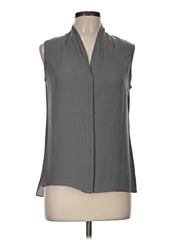 Elie Tahari Sleeveless Silk Top (view 1)