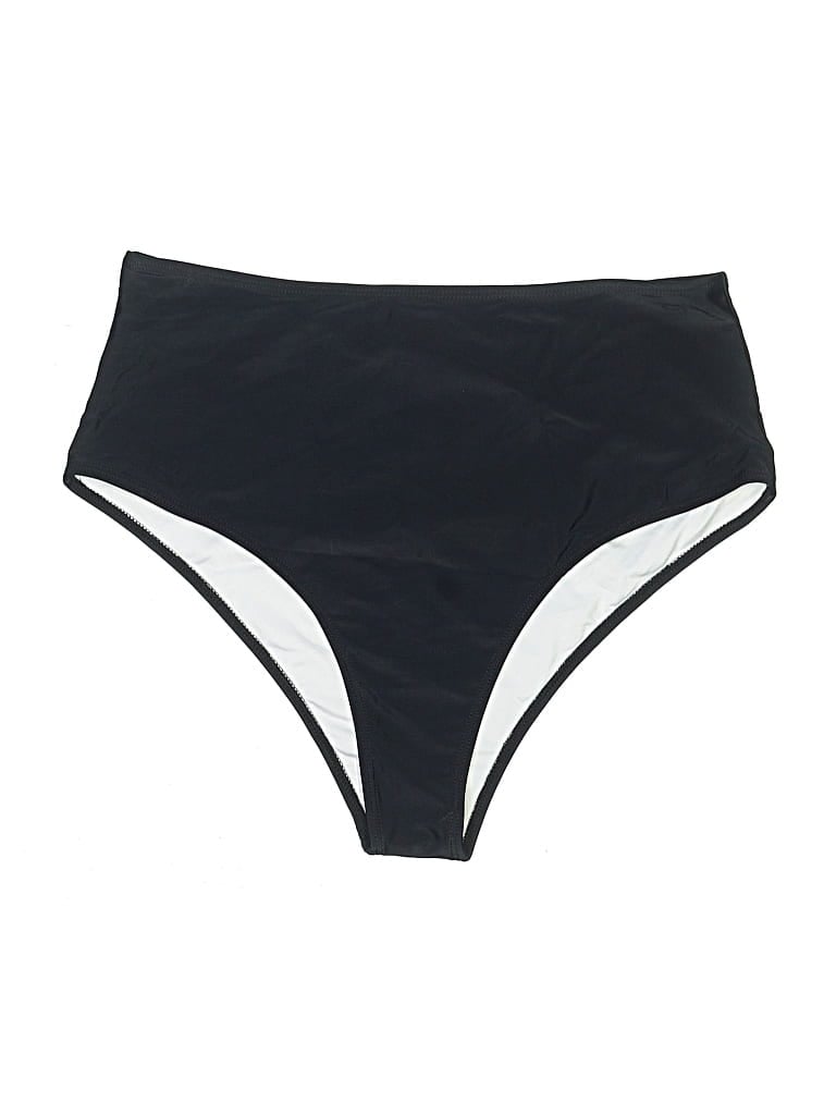 Pre-owned Unbranded Swimsuit Bottoms In Black