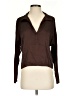 Chaser Brown Long Sleeve Polo Size XS - photo 1