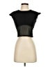 Zara Black Short Sleeve Top Size S - photo 1
