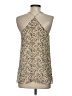 Theory 100% Silk Tan Sleeveless Silk Top Size S - photo 2