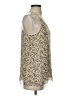 Theory 100% Silk Tan Sleeveless Silk Top Size S - photo 4