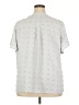 Unbranded 100% Polyester Gray Short Sleeve Blouse Size 2X - photo 2