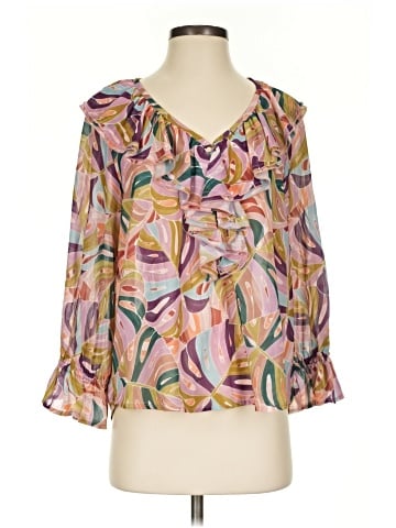 Democracy 3/4 Sleeve Blouse (view 1)