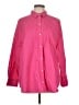 Old Navy Solid Pink Long Sleeve Button-Down Shirt Size L - photo 1