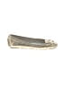 MICHAEL Michael Kors 100% Leather Metallic Gold Flats Size 8 - photo 1