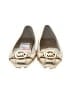 MICHAEL Michael Kors 100% Leather Metallic Gold Flats Size 8 - photo 2