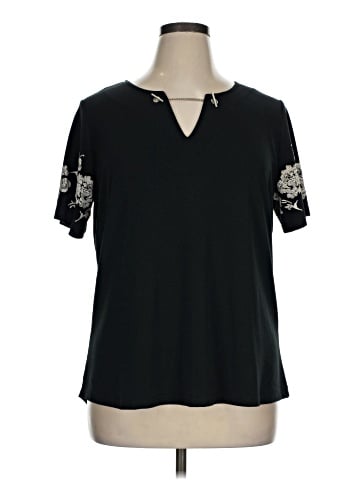 Daisy Fuentes Short Sleeve Blouse (view 1)