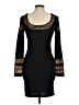 Miusol 100% Polyester Graphic Black Cocktail Dress Size M - photo 2