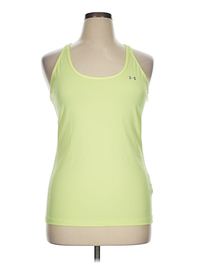 Pre-owned Under Armour Active Tank Top In Green