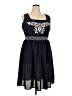 BLOOMCHIC 100% Polyester Black Casual Dress Size 18 - 20 - photo 1