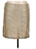 BCBGeneration 100% Polyester Metallic Gold Formal Skirt Size L - photo 1