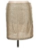 BCBGeneration 100% Polyester Metallic Gold Formal Skirt Size L - photo 2