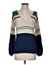 Liverpool Los Angeles Color Block Blue Pullover Sweater Size S - photo 1