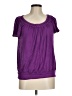 AB Studio Purple Short Sleeve Top Size M - photo 1