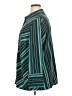 Maggie Barnes Stripes Teal Long Sleeve Blouse Size 18 - 20 - photo 5
