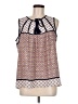 DR2 100% Polyester Blue Sleeveless Blouse Size M - photo 1