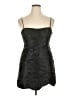 Lulus 100% Polyester Camo Black Cocktail Dress Size XL - photo 1