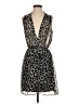 Aqua 100% Polyester Animal Print Gray Cocktail Dress Size XS - photo 1